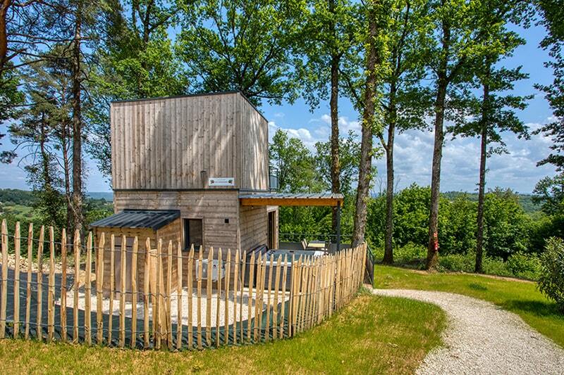Cabane spa des ch�taigniers