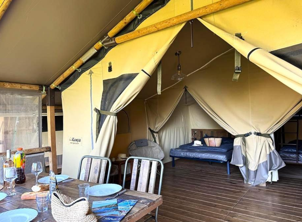 Tente Lodge Kenya sur pilotis