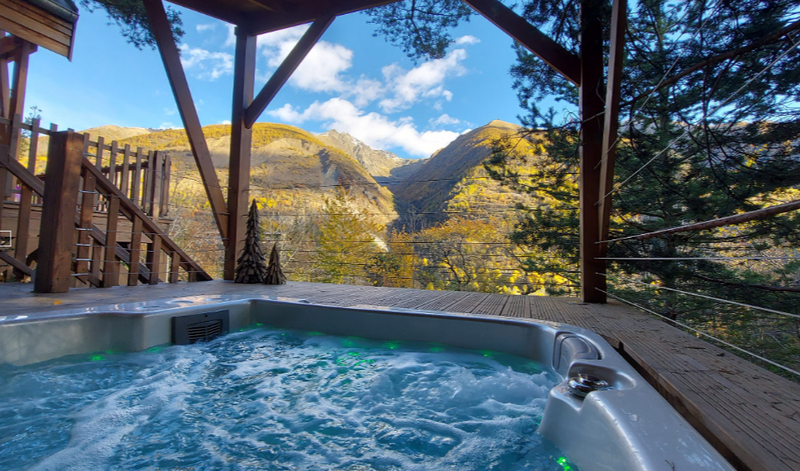 Chalet avec spa