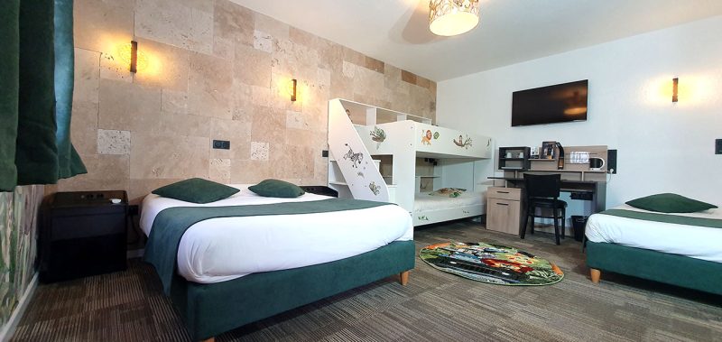Chambre Familiale Safari � th�me jungle