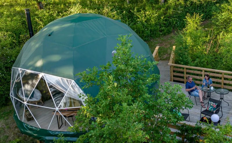 La Belle �toile, d�me avec jacuzzi privatif