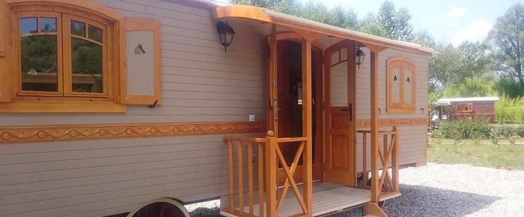 Roulotte 2/3 personnes en Ard�che