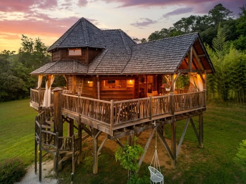 Cabane perch�e Mayreau avec jacuzzi privatif