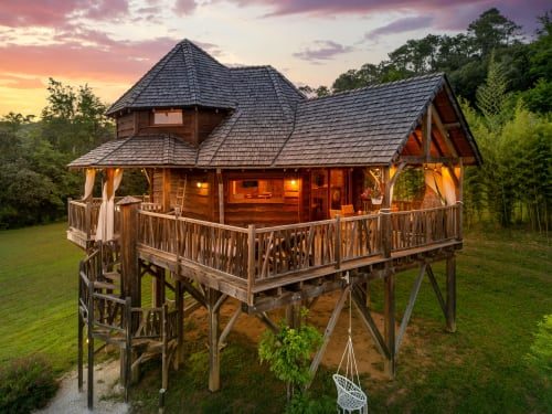 Cabane perch�e Mayreau avec jacuzzi privatif