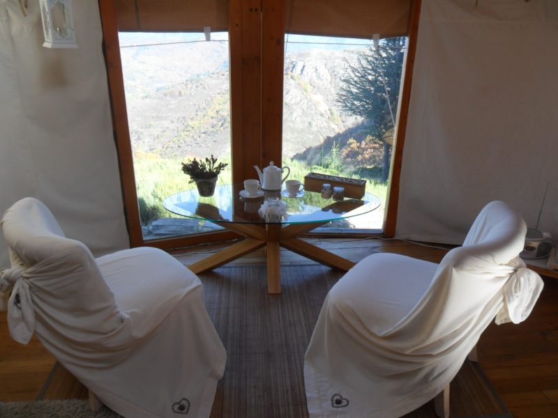 Yourte du Bois d�Eden en Ard�che