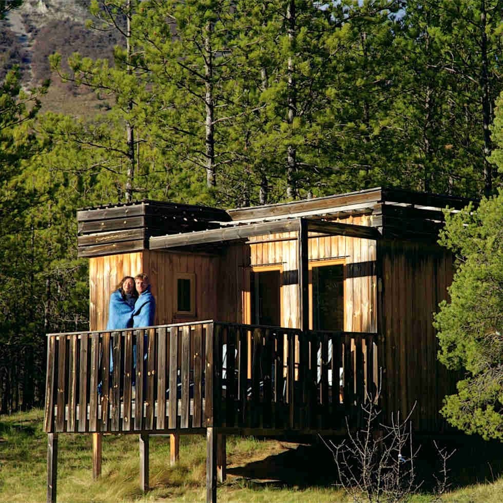 Ecolodge Androm�de, lodge contemporain dans les Baronnies