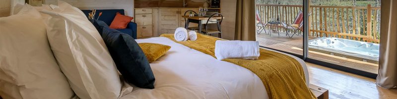 Cabane Spa Verveine avec spa privatif