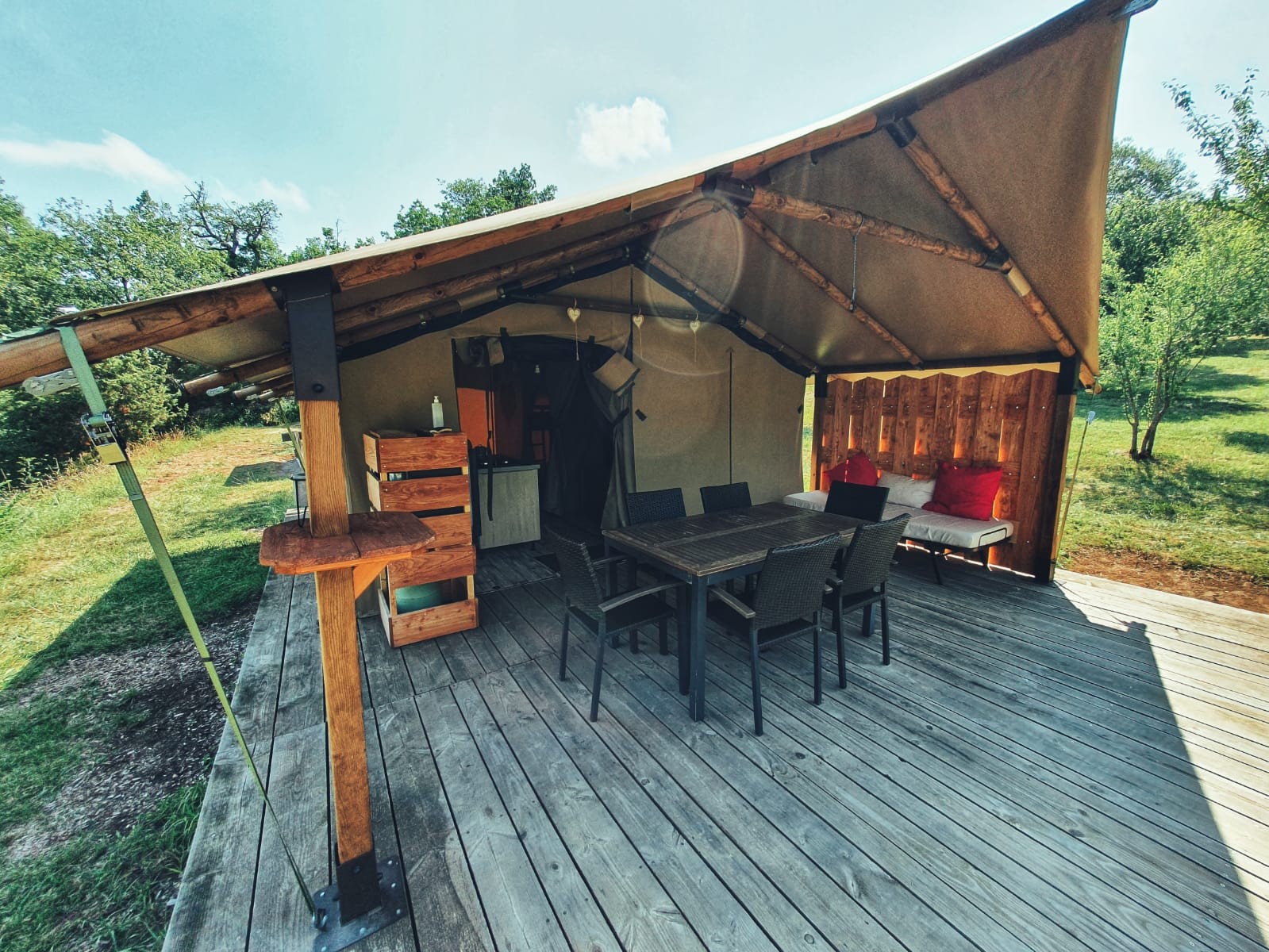 Cerise, tente lodge en Ari�ge