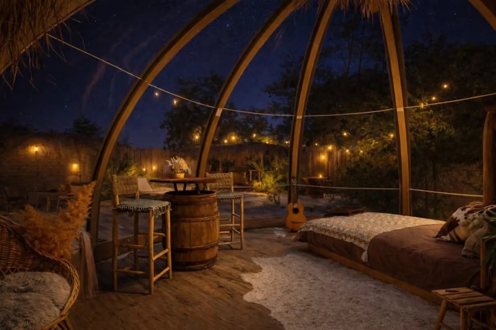 Boho Lodge & Spa, bulle avec spa privatif