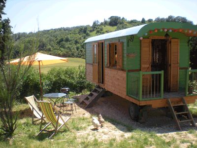 Les Roulottes du Lauragais � roulottes boh�mes en Aude