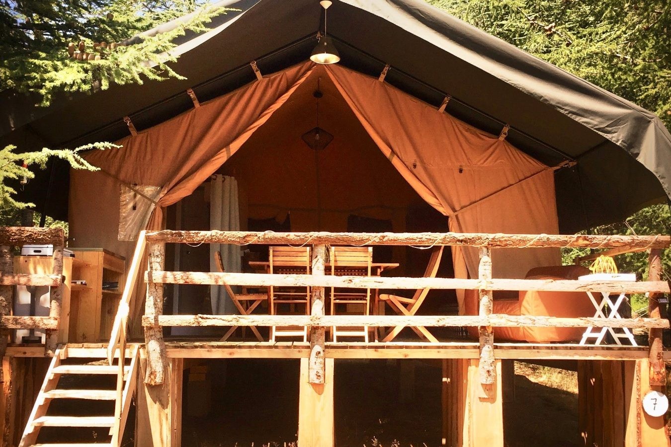 Glamping Lodge � Idyllique �, tente safari familiale