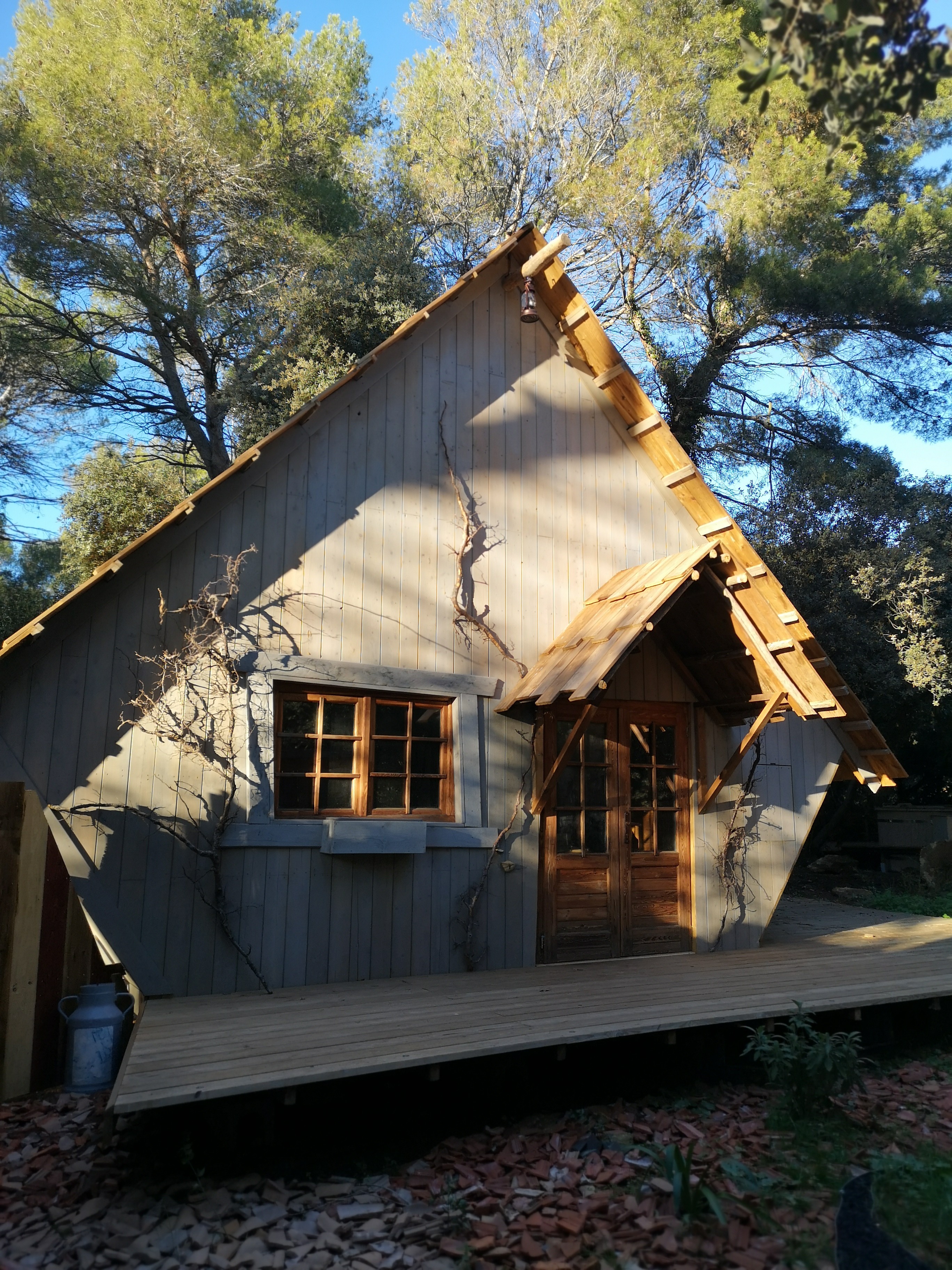 Cabane Sortil�ge avec bain nordique