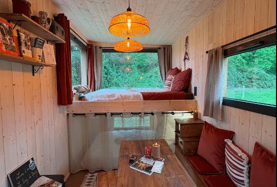 La Tiny de Mary, tiny house pr�s de la mer