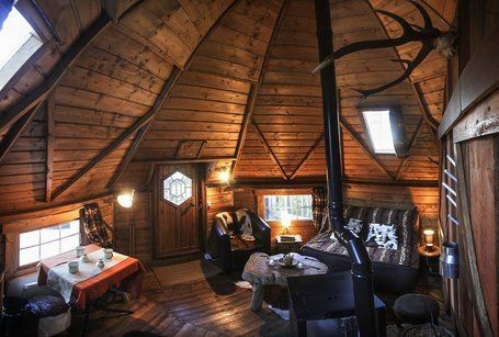 Cabane des Trappeurs avec spa privatif