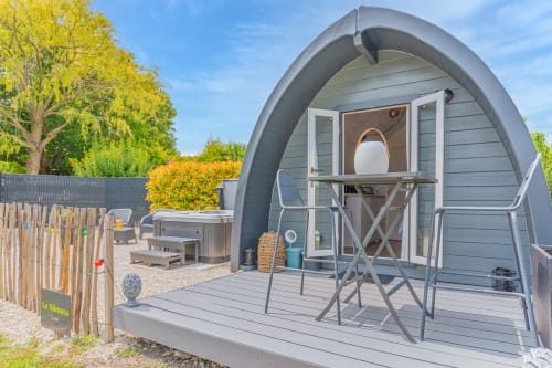 Le Mimosa, cabane avec spa privatif