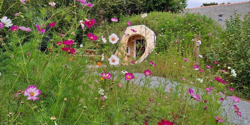 Le Nid du Marronnier, tiny house semi-enterr�e