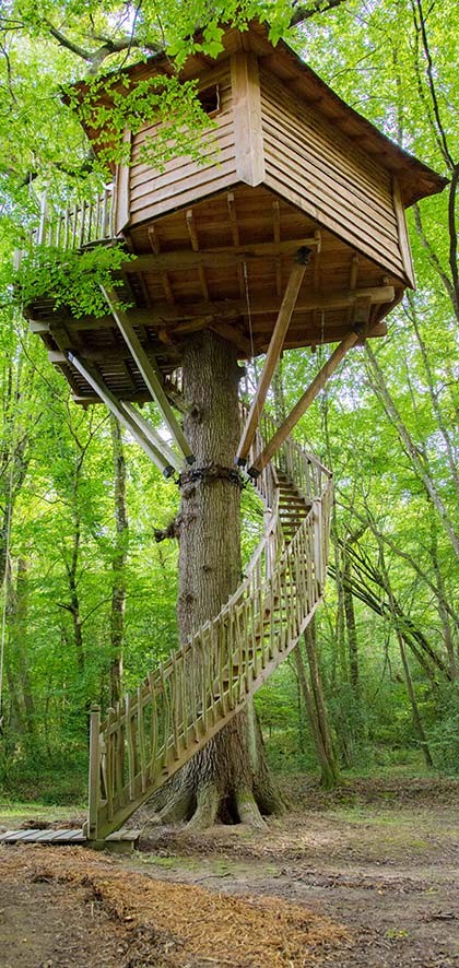 � la Folie, cabane perch�e