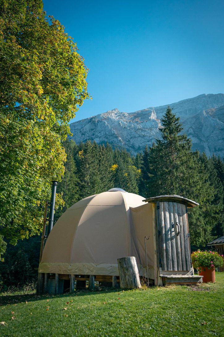 Lodge Couple wigwam igloo en Haute-Savoie
