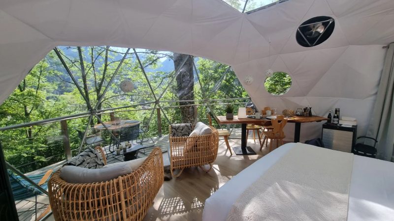 D�me du Paradis, d�me transparent