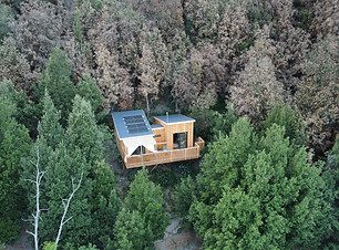 Surghjente, cabane en bois en Castagniccia