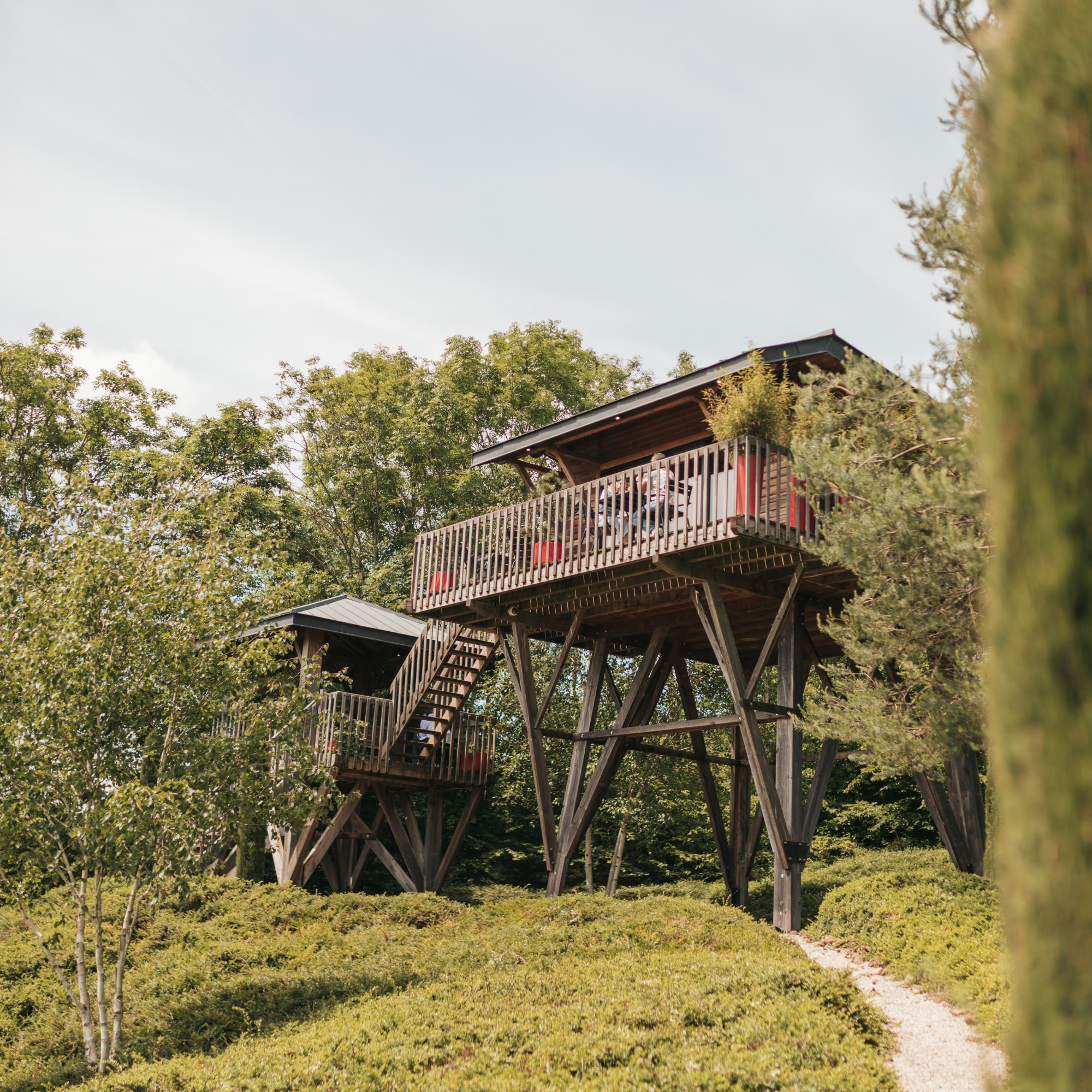La R�serve, cabane perch�e avec spa privatif