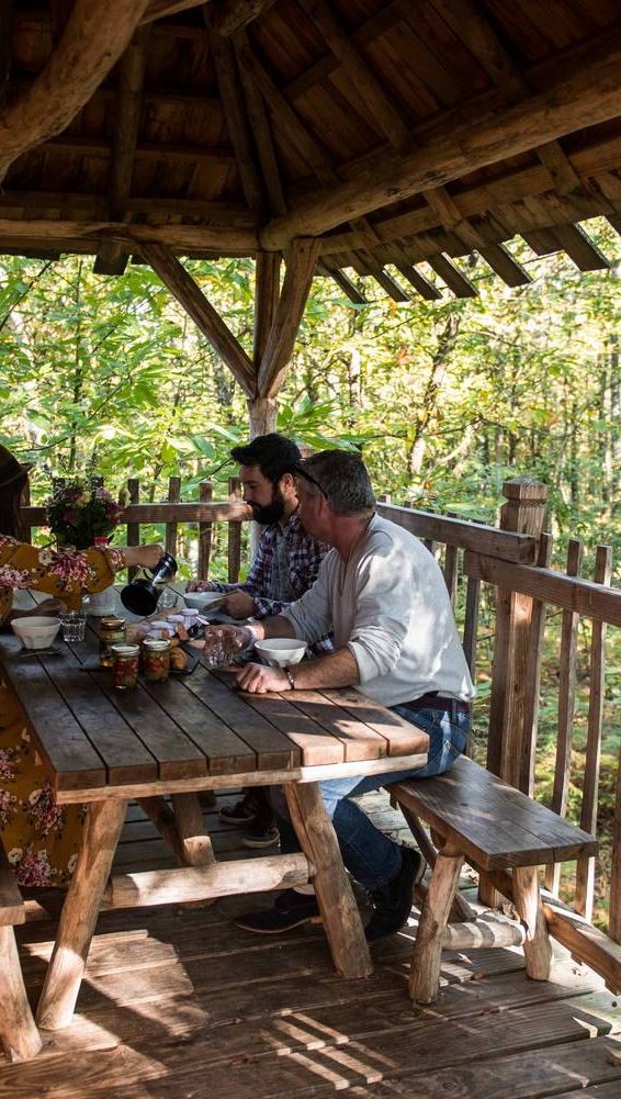 Cabane aux Terrasses, cabane familiale perch�e