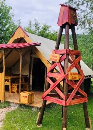 Lodge Canadienne, tente lodge � Ornans