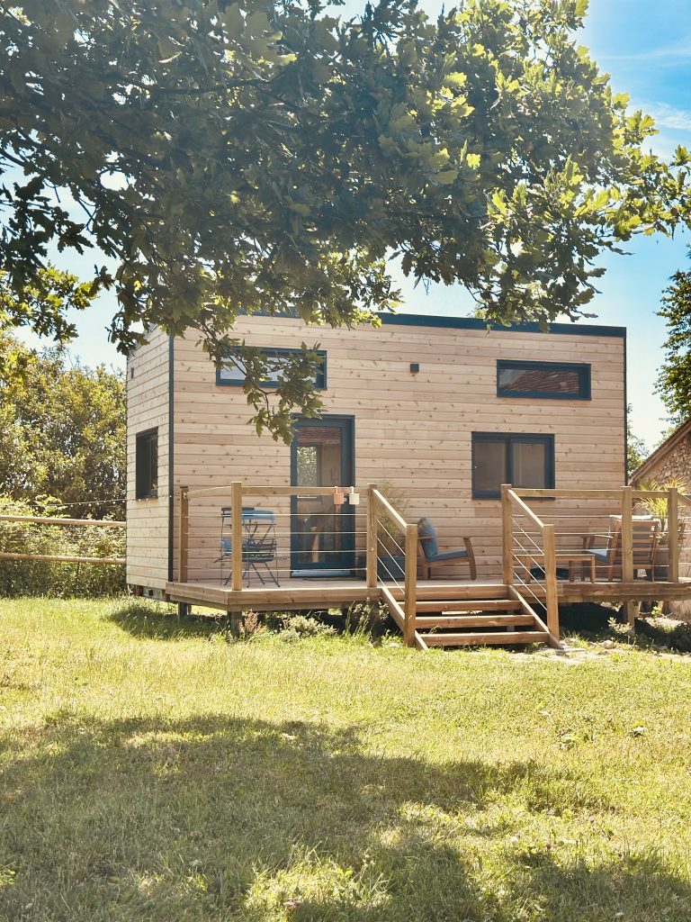 La Tiny House des 4 Vents avec bain nordique