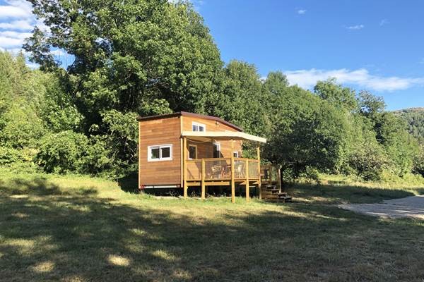 Tiny House �cureuil en bois dans les C�vennes